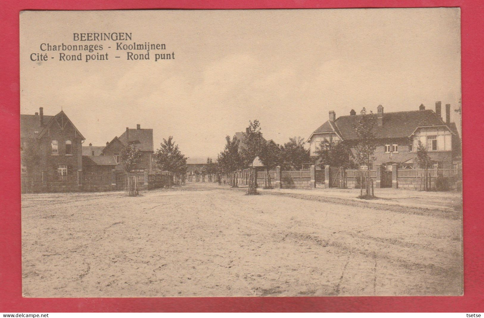 Beringen - Koolmijnen - Cité - Rond Punt ( Verso Zien ) - Beringen