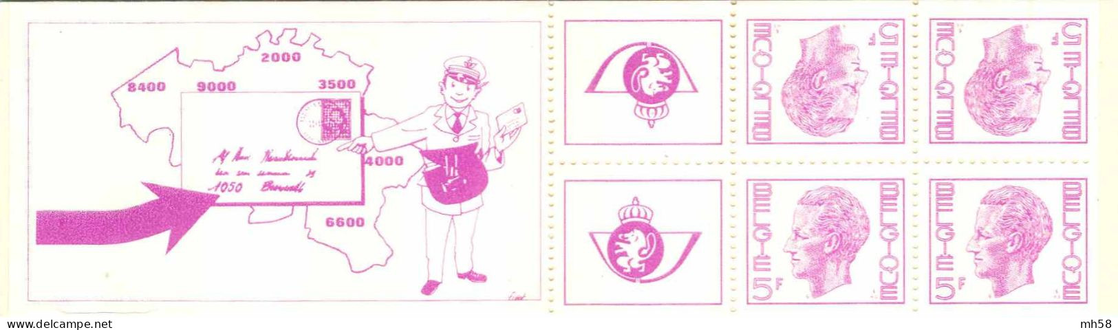 BELGIQUE BELGIEN BELGIUM 1973 - Carnet / Booklet / MH - 20 F Baudouin (Elström) - YT C 1694 / MI MH 25 - Ohne Zuordnung