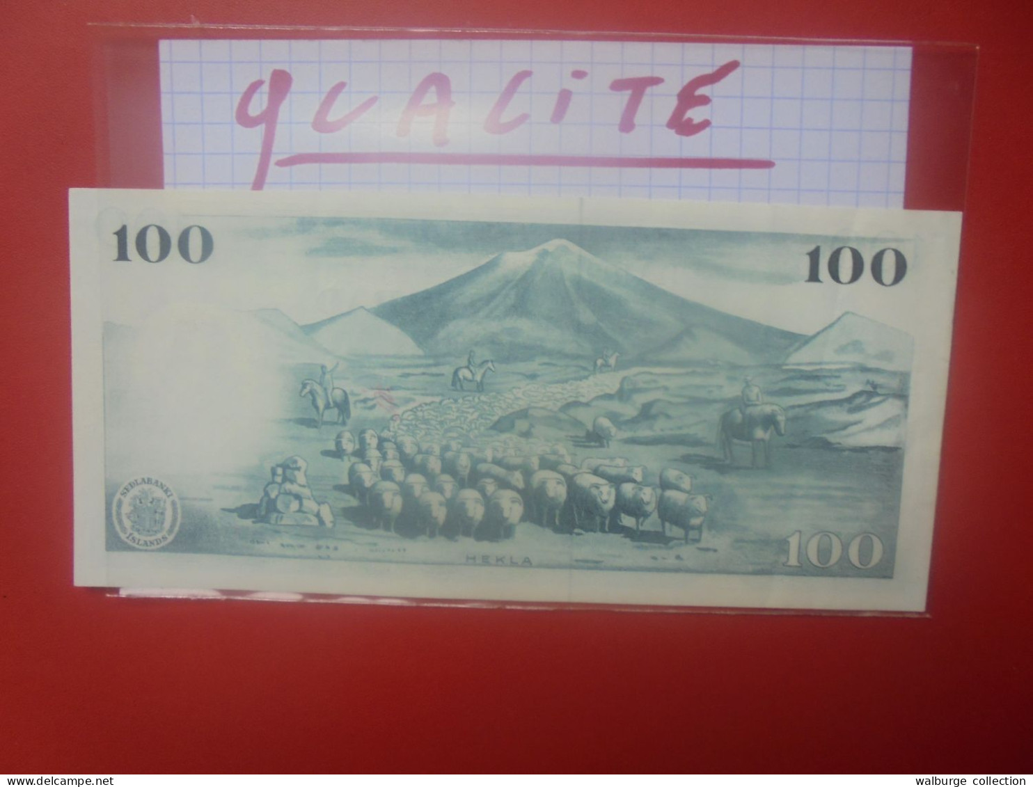 ISLANDE 100 KRONUR 1961 Peu Circuler Belle Qualité (B.33) - Islande