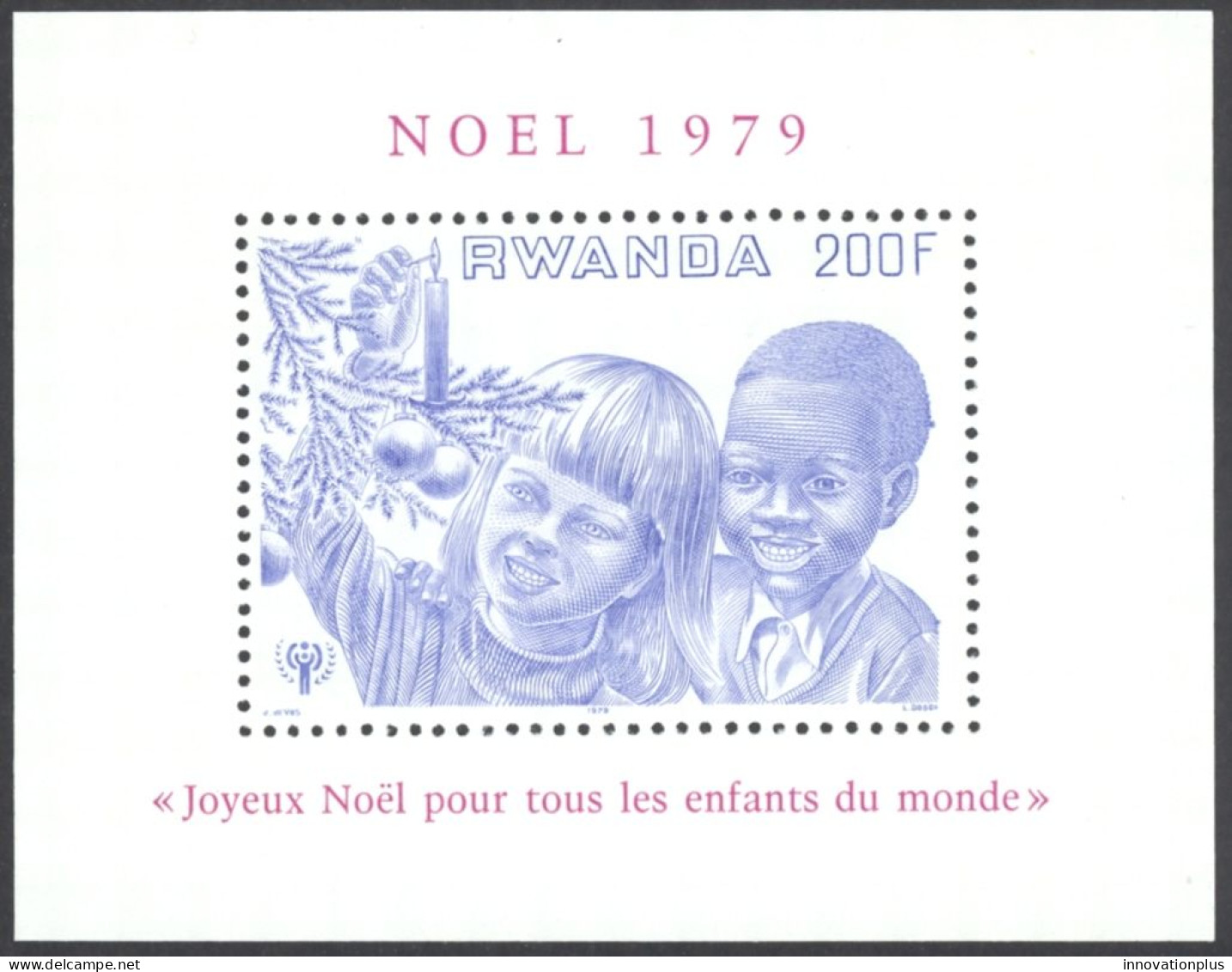 Rwanda Sc# 934 MNH Souvenir Sheet 1979 Christmas - Ungebraucht
