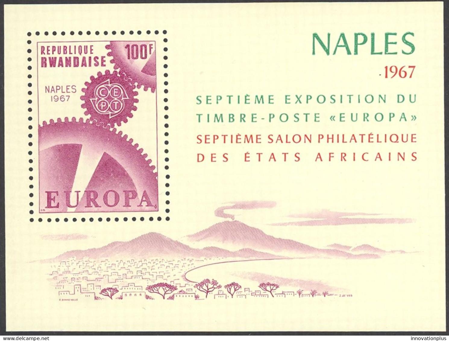 Rwanda Sc# 209 MNH 1967 Europa - Ongebruikt