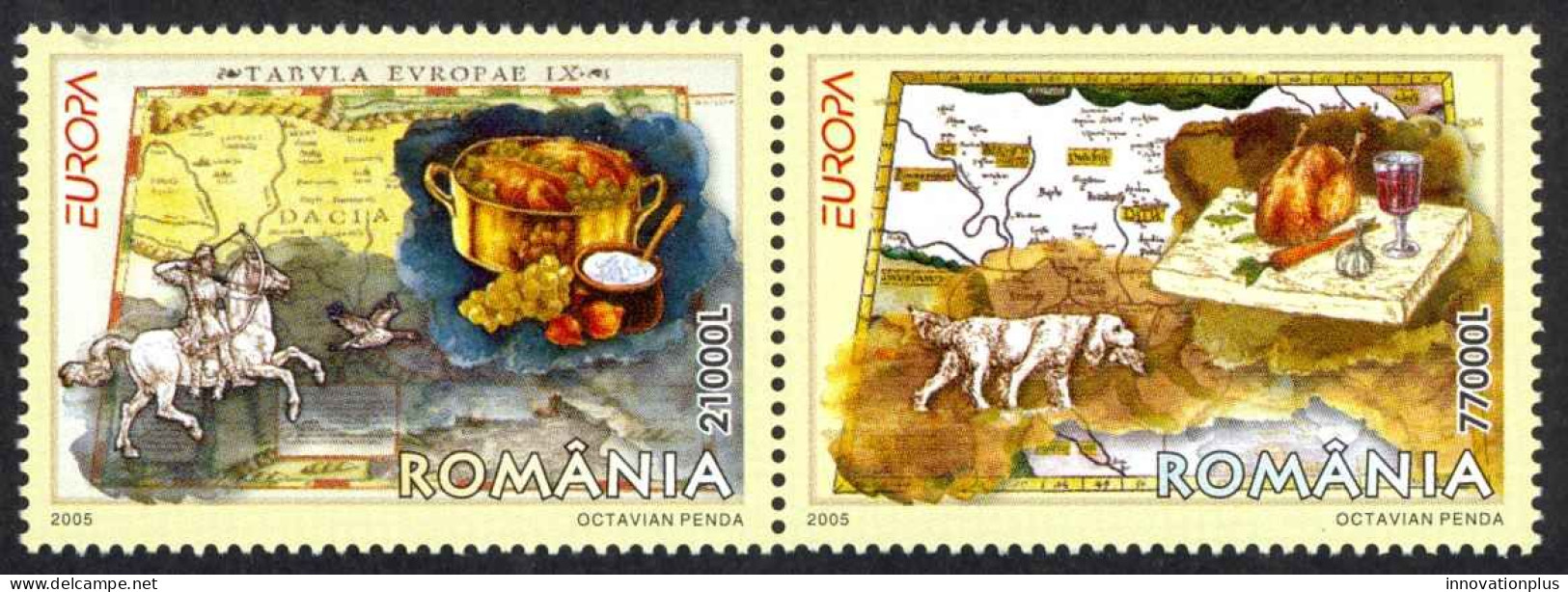 Romania Sc# 4729-4730 MNH 2005 Europa - Unused Stamps