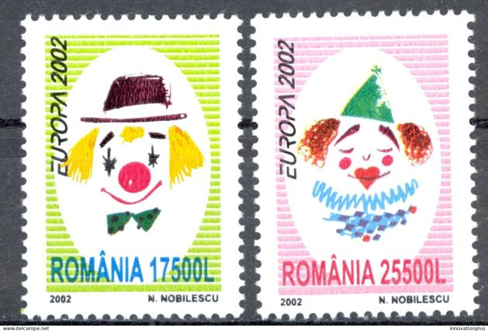 Romania Sc# 4520-4521 MNH 2002 Europa - Unused Stamps