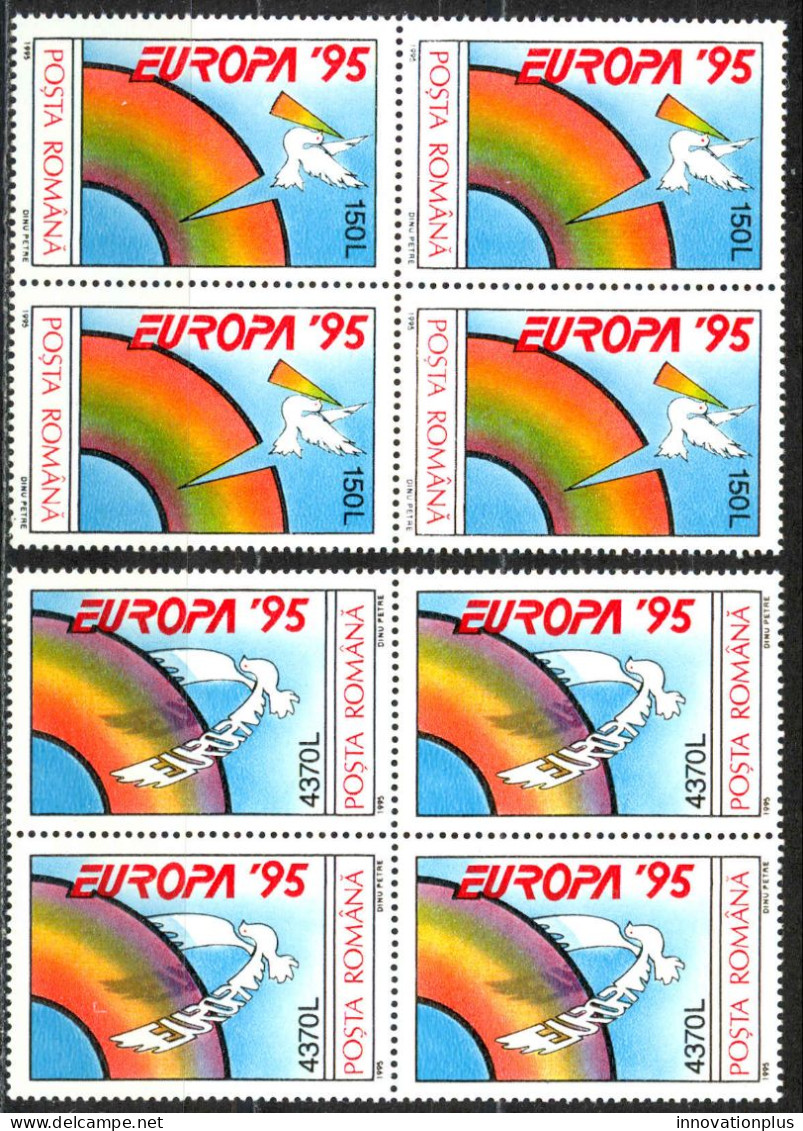 Romania Sc# 3998-3999 MNH Block/4 1995 Europa - Neufs