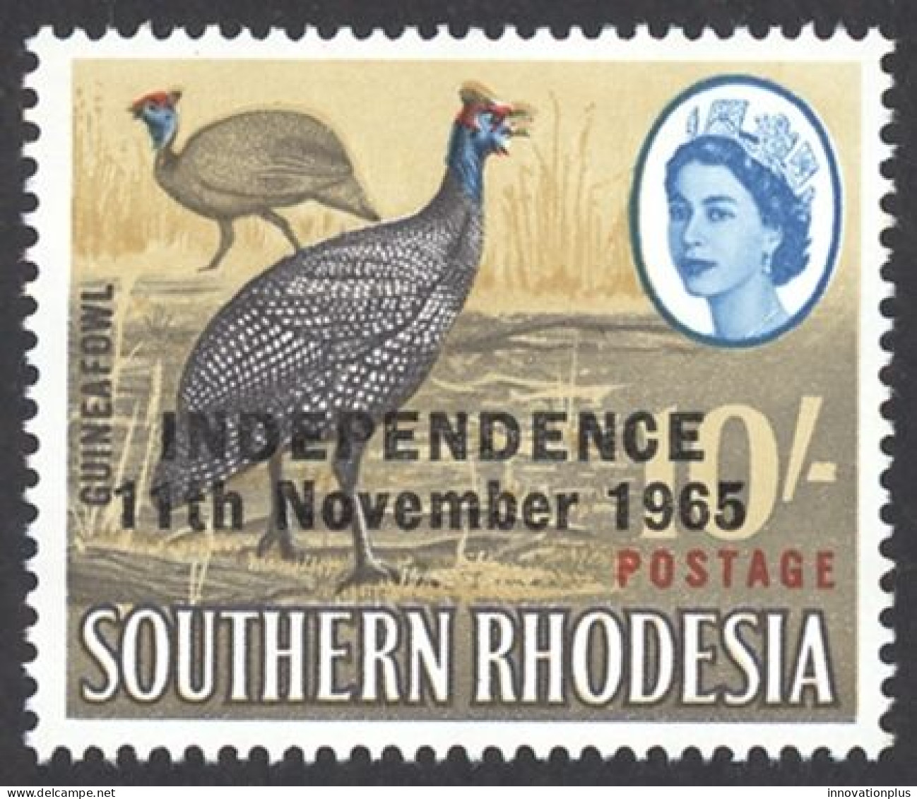 Rhodesia Sc# 220 MNH 1966 10sh Overprint - Rhodesien (1964-1980)
