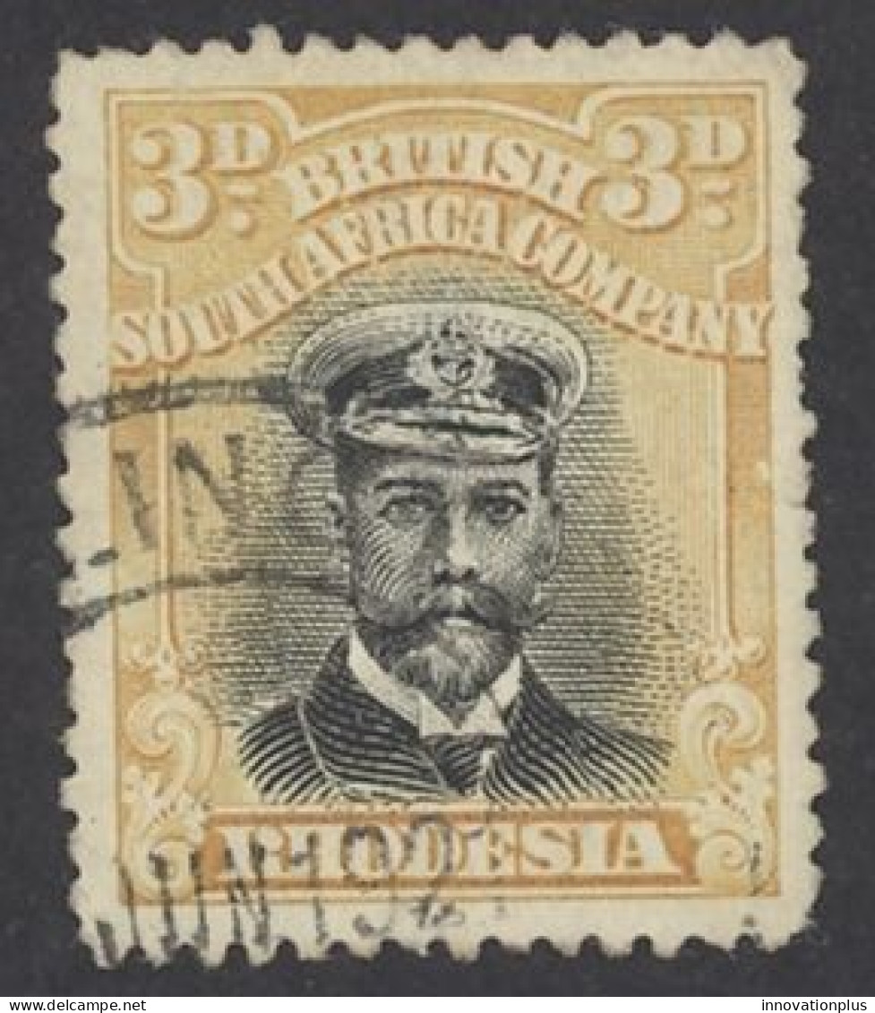 Rhodesia Sc# 124 Used 1913-1923 3p King George V - Rodesia Del Norte (...-1963)