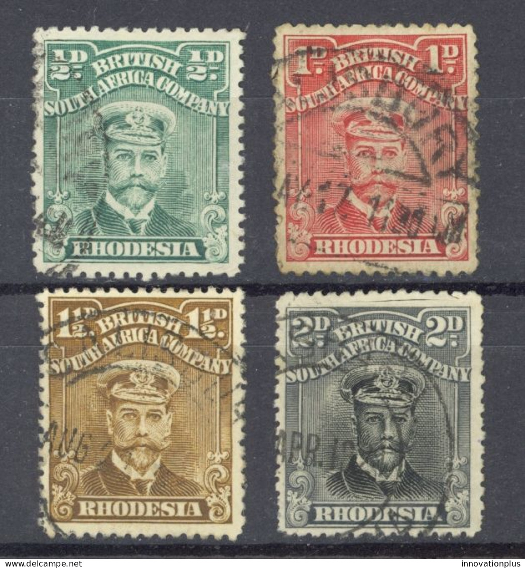 Rhodesia Sc# 119-122 Used 1913-1923 ½p-2p King George V - Northern Rhodesia (...-1963)