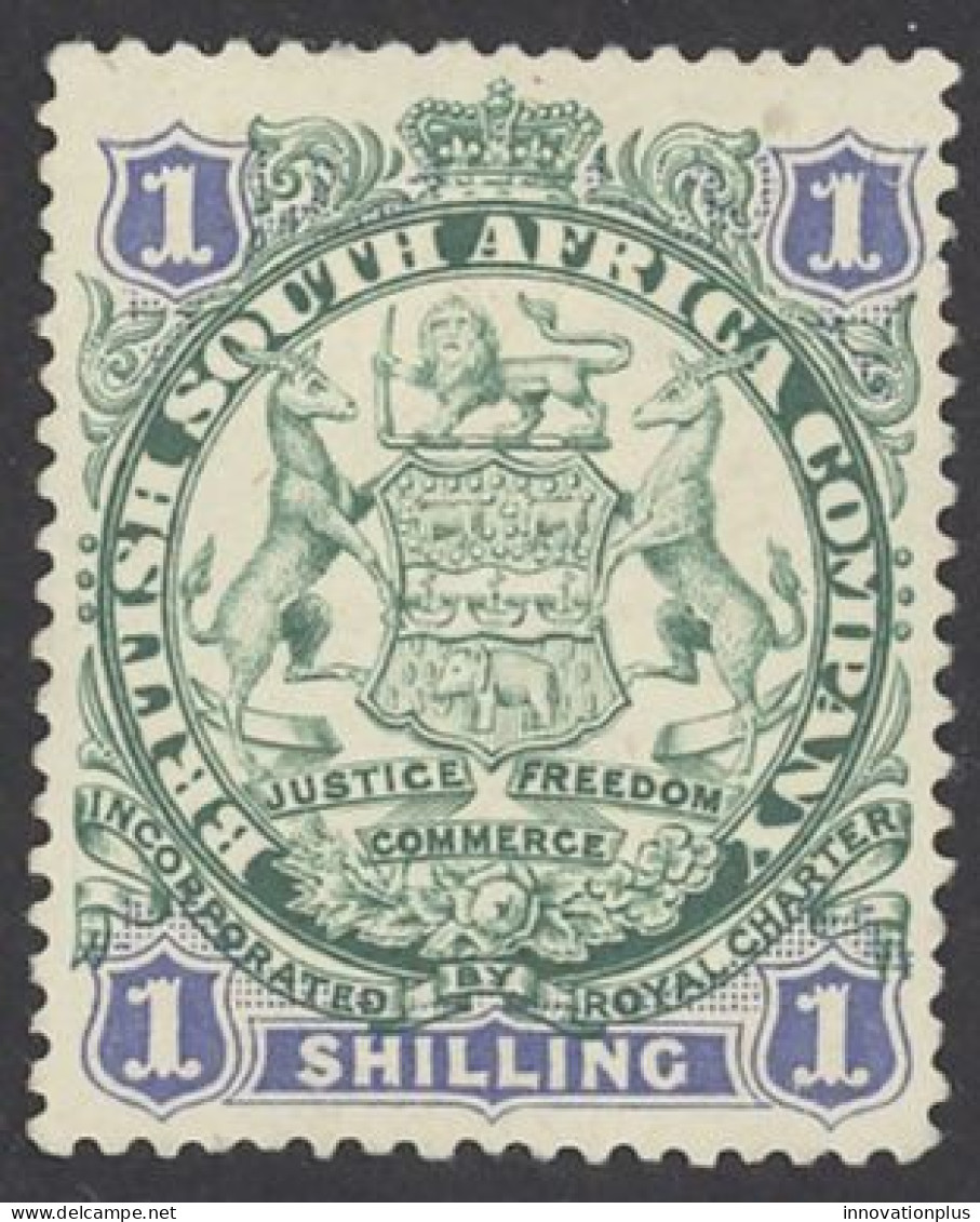 Rhodesia Sc# 33 MH 1896 1sh Coat Of Arms - Rhodesia Del Nord (...-1963)