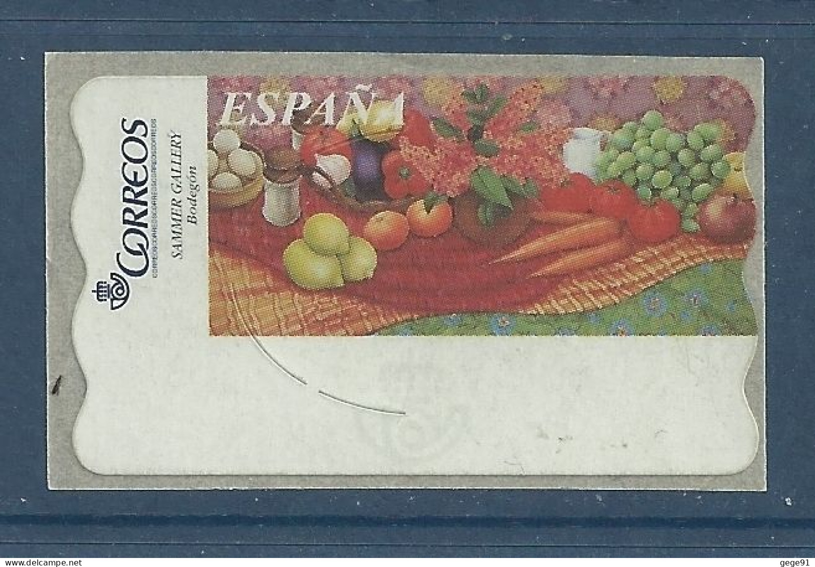 Vignette D'affranchissement - Epelsa - ATM Vierge - Nature Morte - Carottes - Raisin - Citrons - Tomates - Briefe U. Dokumente