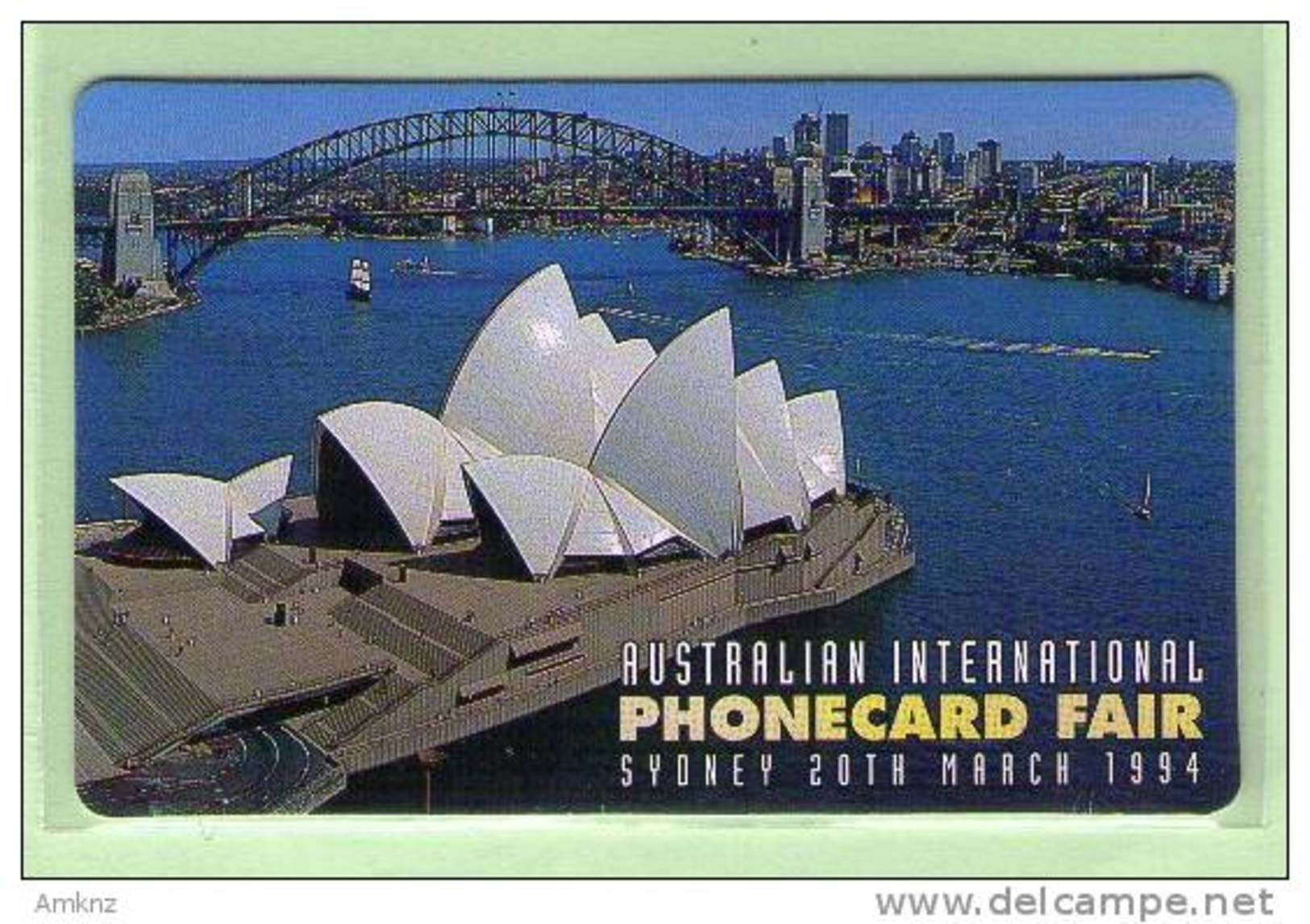 Australia - Paytel - Specimen - 1994 Phonecard Fair, Sydney, 20th March - Mint - Australie