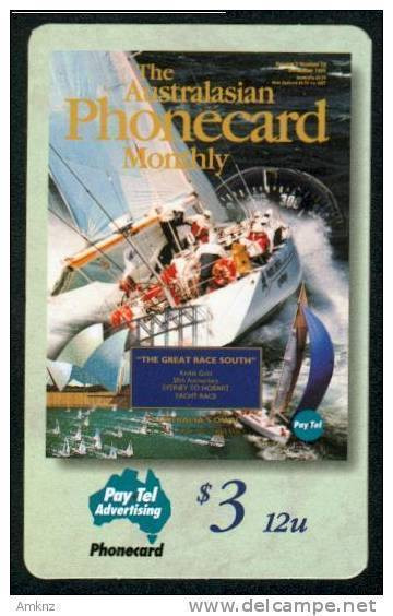 Australia - Paytel - 1995 The Australasian Phonecard Monthly $3 - Mint - Australia