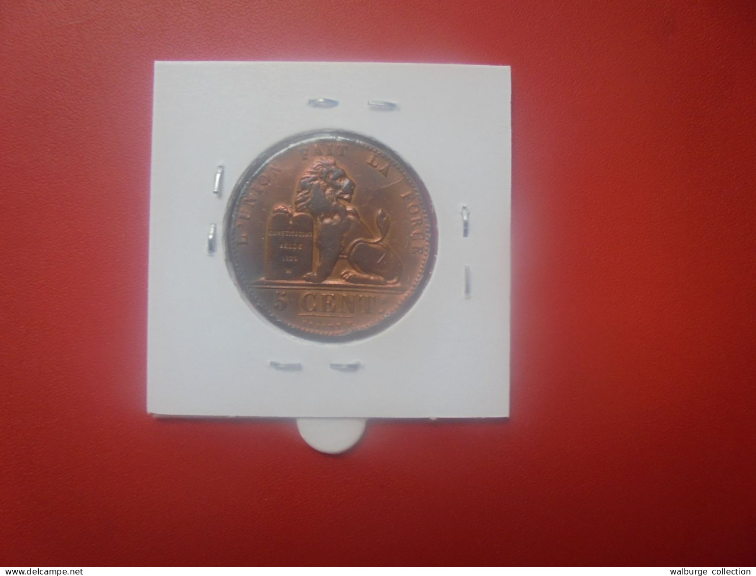 Léopold 1er. 5 Centimes 1848 (POINT) (A.4) - 5 Cents