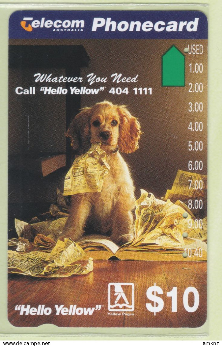 Australia - 1995 Yellow Pages $10 Dog - VFU - AUS-M-302 (A9526) - Australia