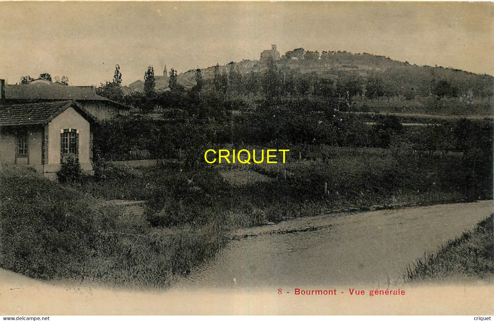 52 Bourmont, Vue Générale, éd Breger 8 - Bourmont