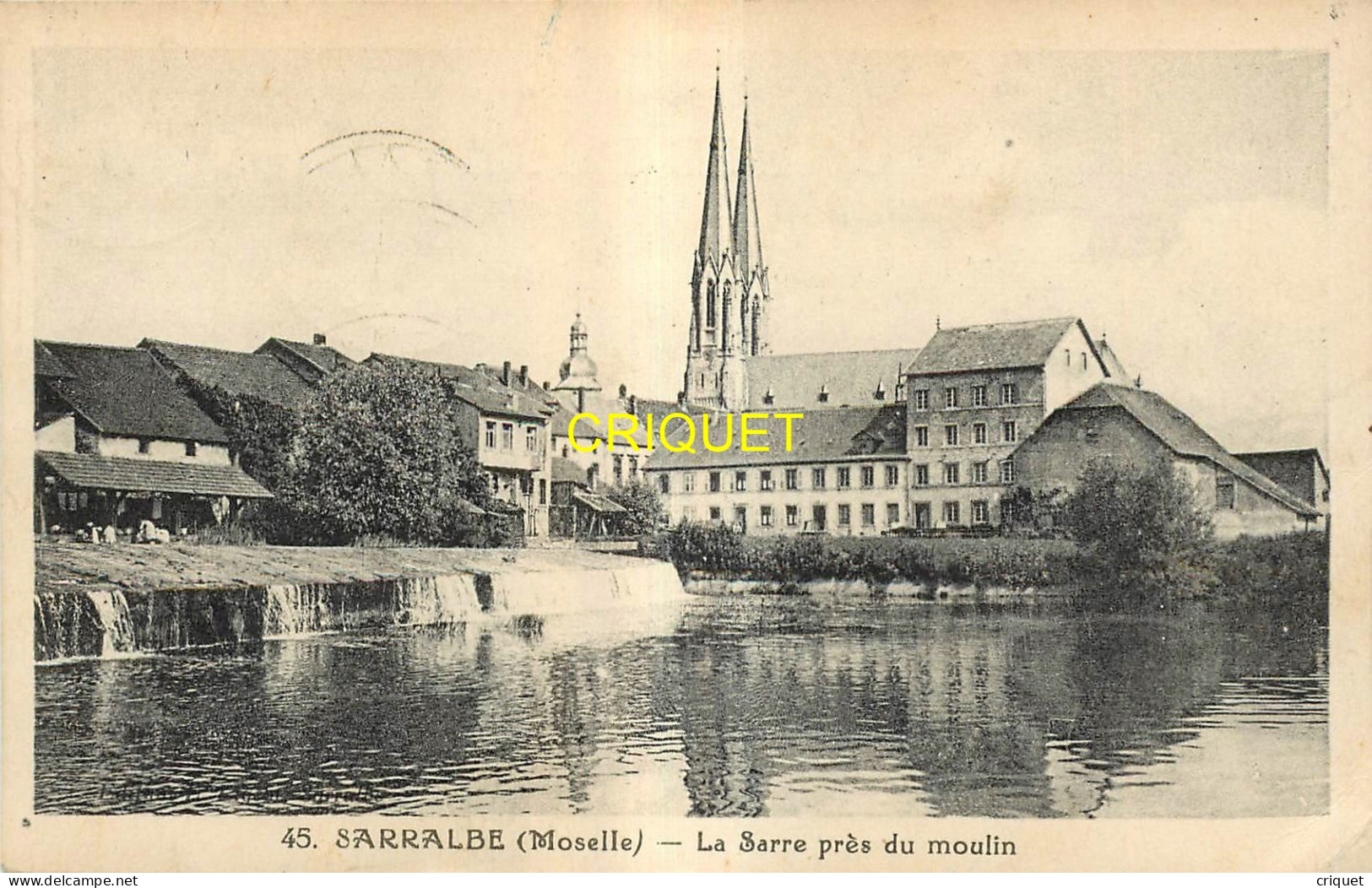 57 Sarralbe, La Sarre Près Du Moulin - Sarralbe