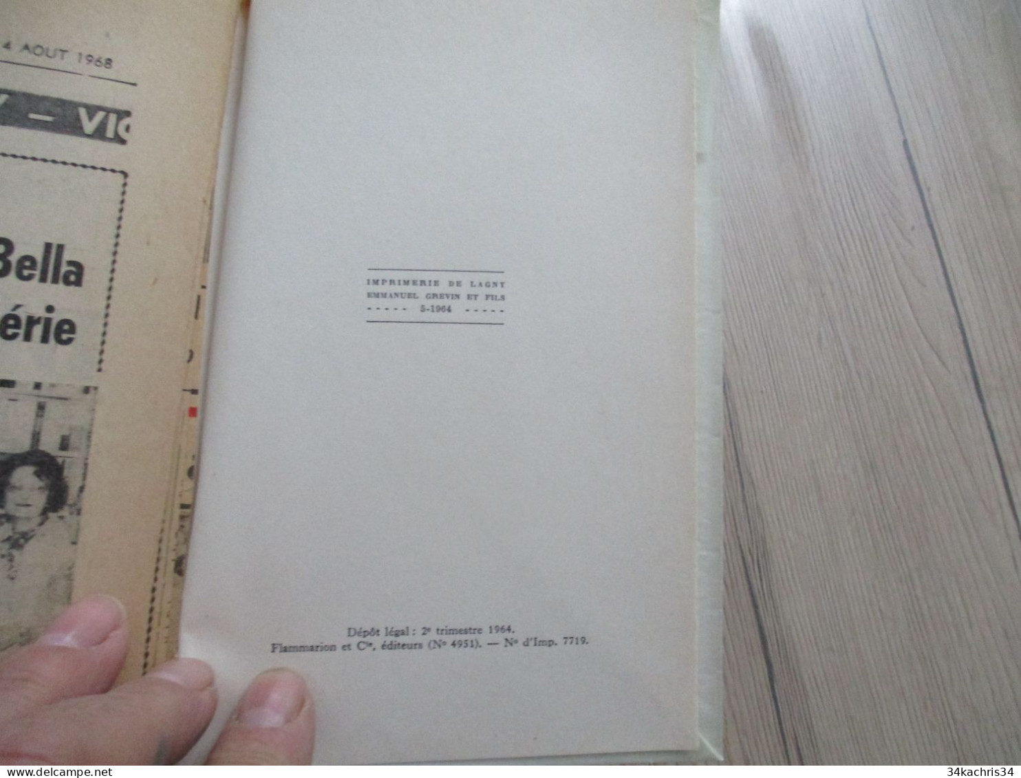 Envoi Guy des Cars Les 7 femmes Flammarion 1964 1ère édition 343 p