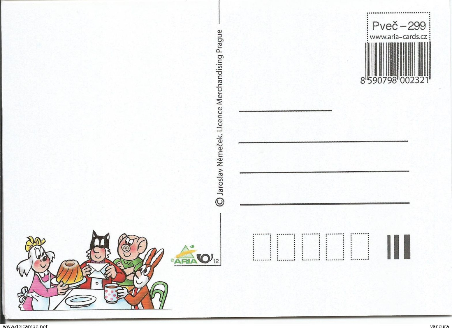 Card Czech Republic Ctyrlistek - Four-Leaf Clover 2021 Fifinka, A Cook - Bandes Dessinées