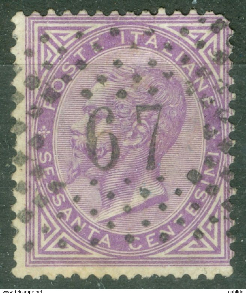 Italie    Sassone  T 21  Ou  Yvert  20  Ob  B/TB   - Used