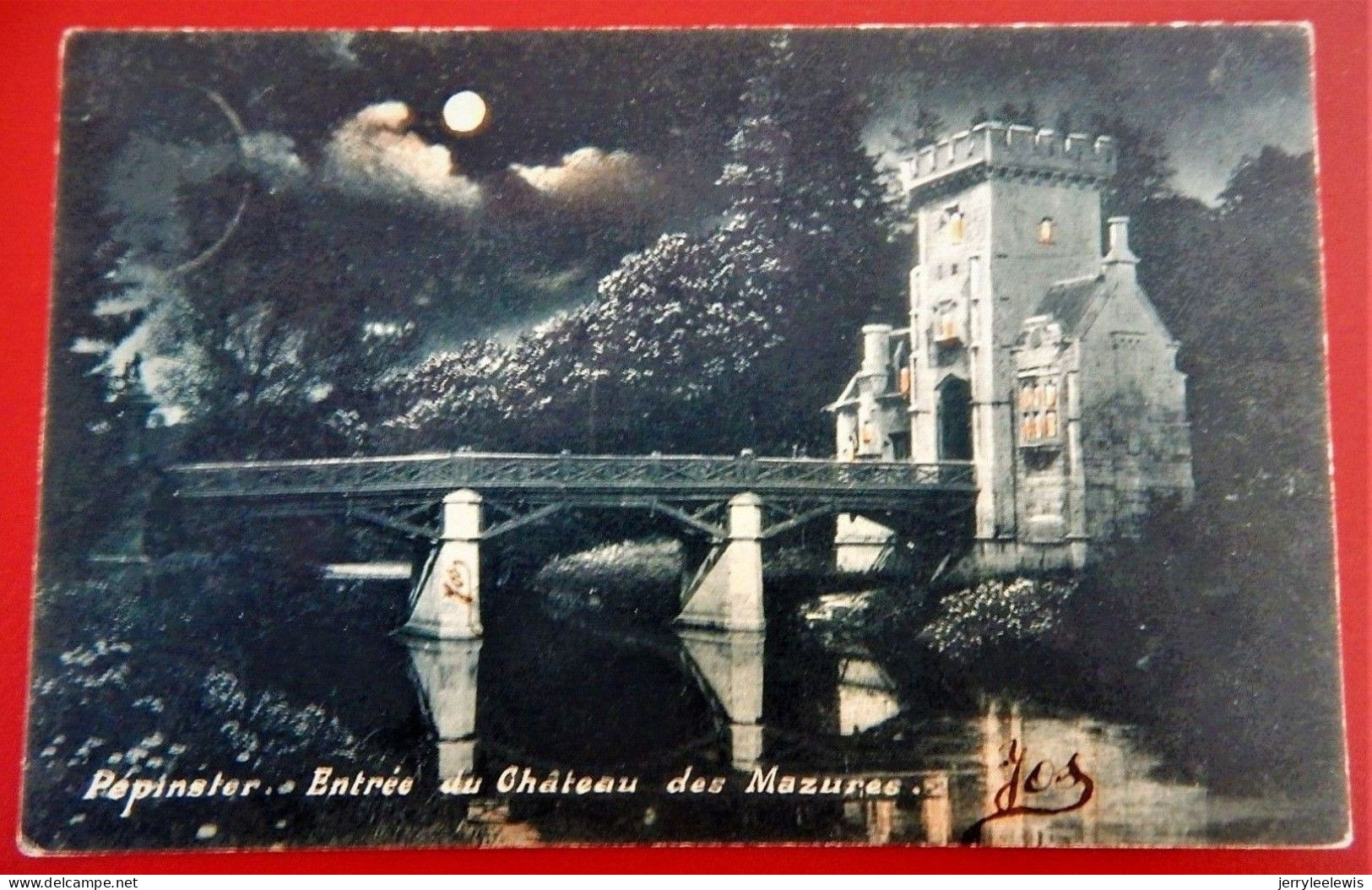 PEPINSTER -  Entrée Du Château Des Mazures  (vue Nocturne) - Pepinster