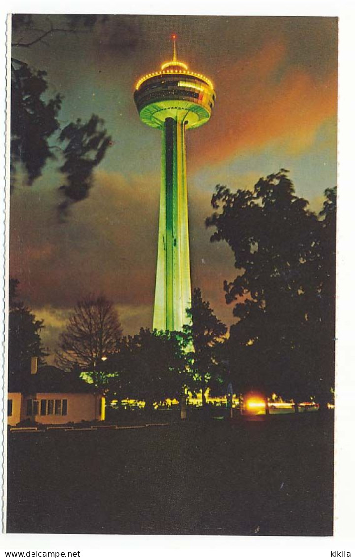 CPSM / CPM 9 X 14   Canada Ontario NIAGARA FALLS (7) The Niagara International Centre Skylon Tower At Night - Niagara Falls