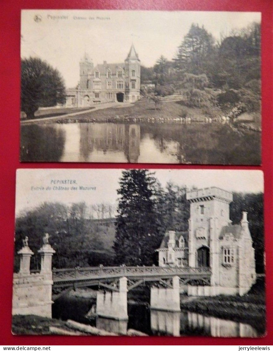 PEPINSTER  - Lot De 5 Cartes : Nouveau Quartier Matadi, Vue Sur La Vesdre (2 X), Entrée Du Château, Château Des Mazures - Pepinster