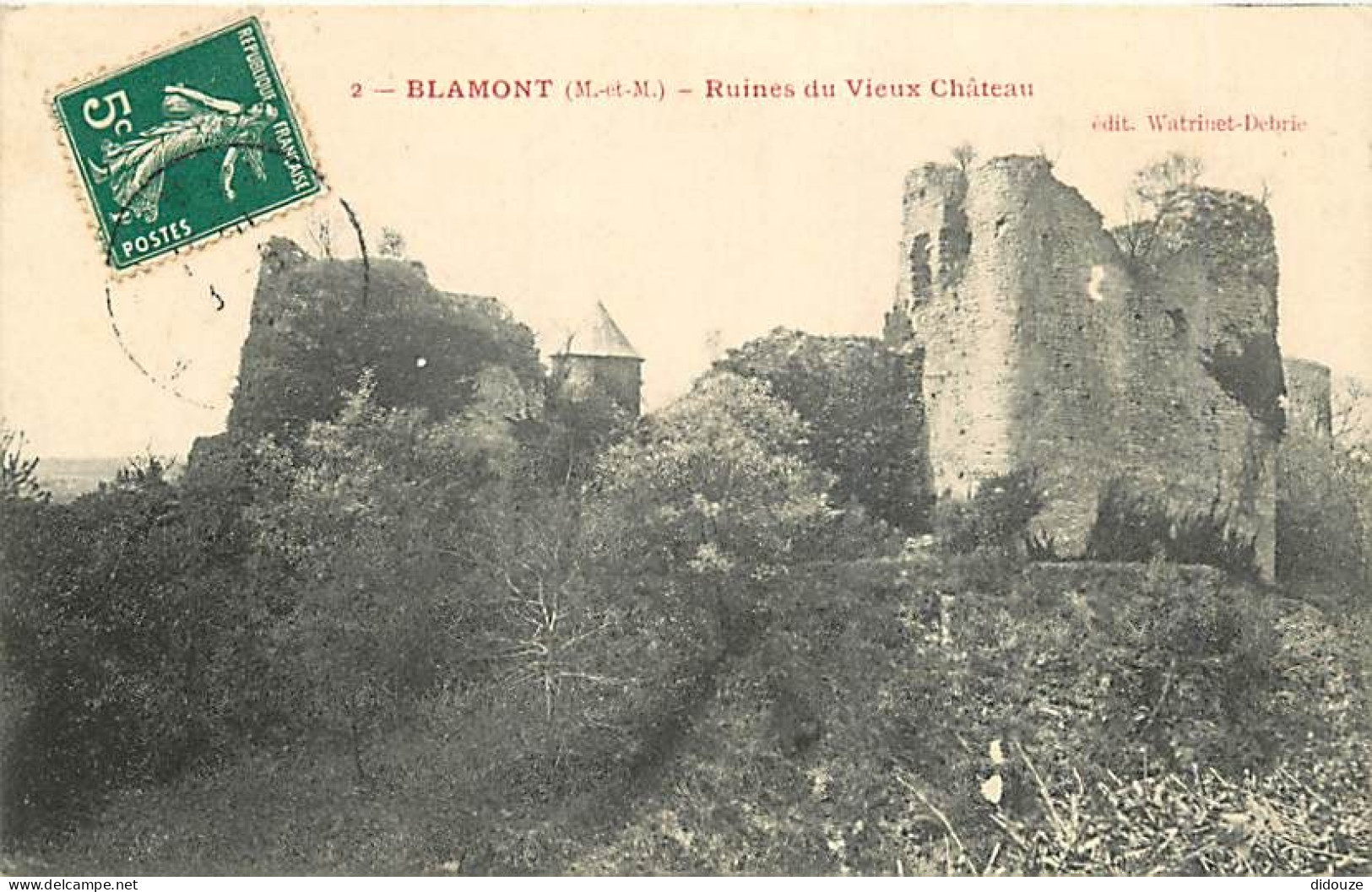 54 - Blamont - Ruines Du Vieux Château - CPA - Voir Scans Recto-Verso - Blamont