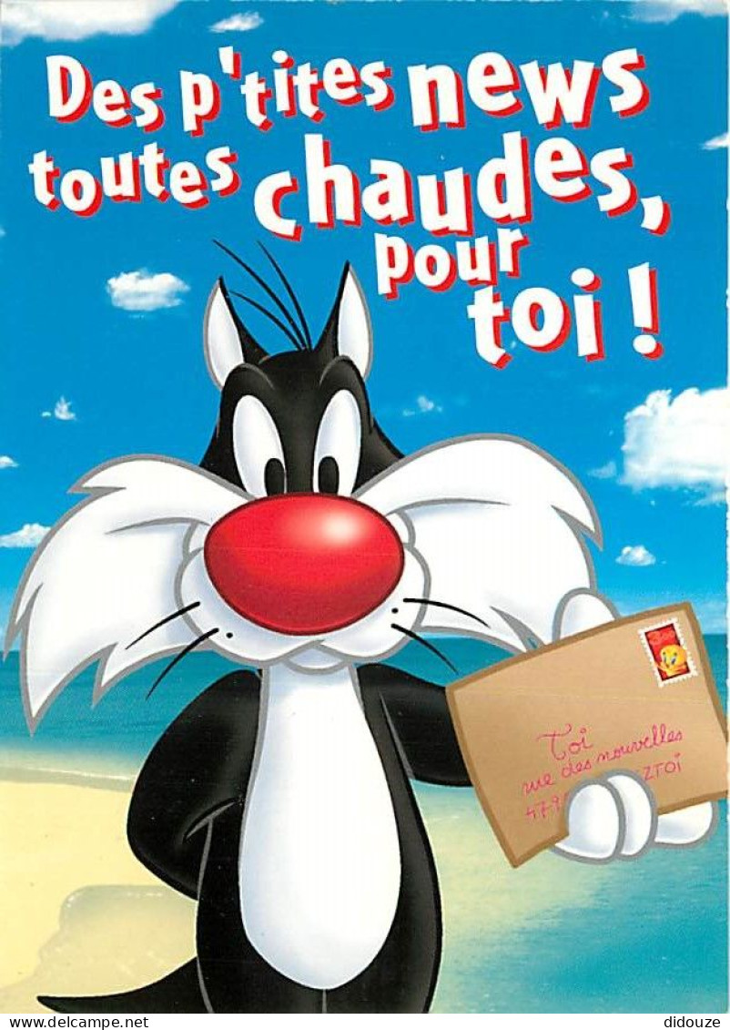 Bandes Dessinées - Looney Tunes - Titi Et Gros Minet - Illustration - Carte Neuve - CPM - Voir Scans Recto-Verso - Bandes Dessinées