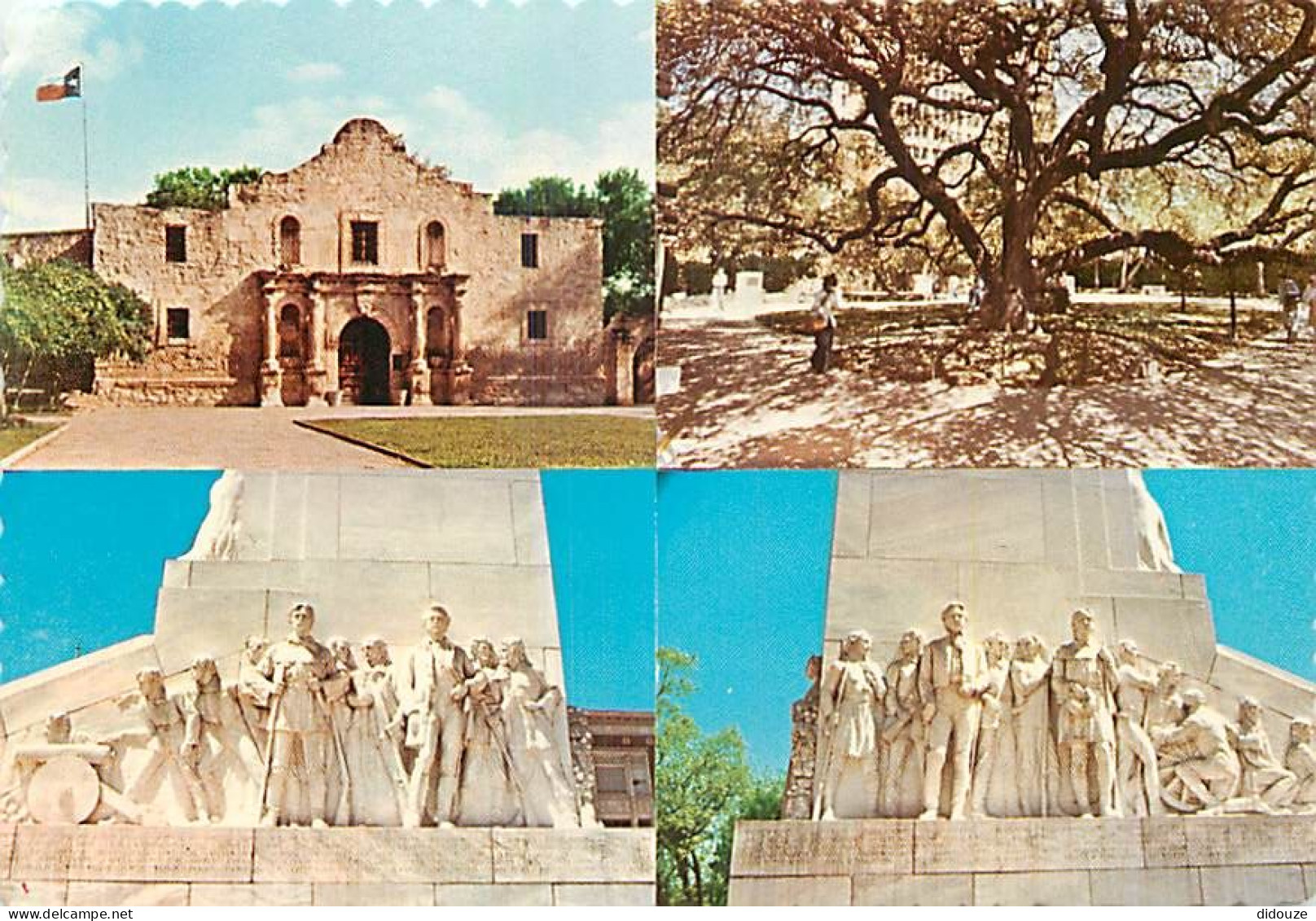 Etats Unis - San Antonio - The Alamo - Multivues - Tomb Of The Unknown Soldier - Etat Du Texas - Texas State - Carte Den - San Antonio