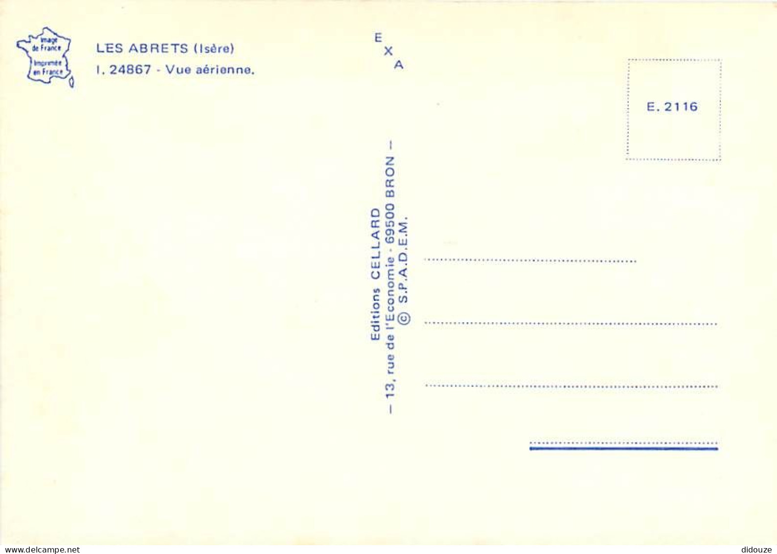 38 - Les Abrets - Vue Générale Aérienne - Carte Neuve - CPM - Voir Scans Recto-Verso - Les Abrets