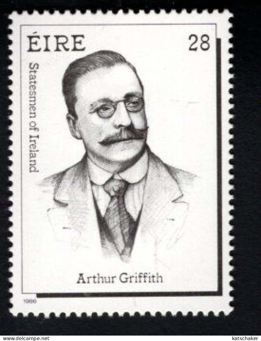 1999456997 1986  SCOTT 670 (XX) POSTFRIS  MINT NEVER HINGED - ARTHUR GRIFFITH - STATESMAN - Unused Stamps