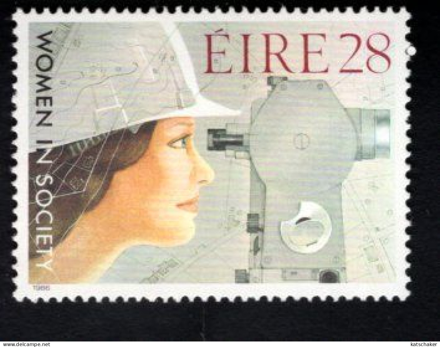 1999457108 1986  SCOTT 671 (XX) POSTFRIS  MINT NEVER HINGED - WOMEN IN SOCIETY - CONSTRUCTION SURVEYOR - Unused Stamps