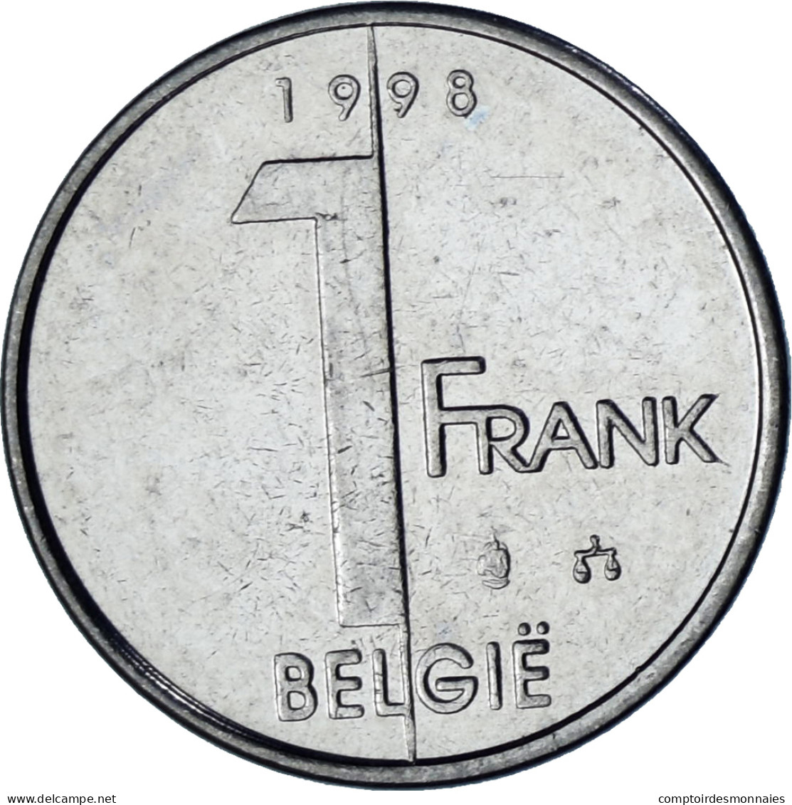 Belgique, Franc, 1998 - 5 Francs