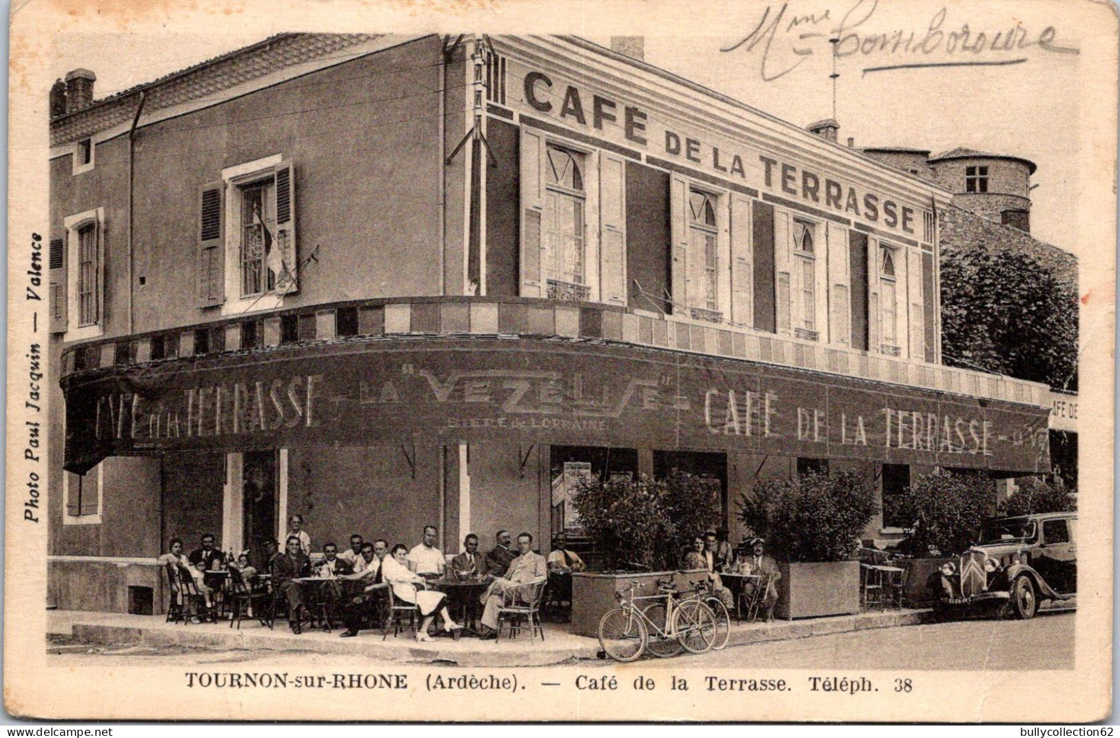 CPA - SELECTION -   TOURNON  -  Hôtel Terminus . - Tournon