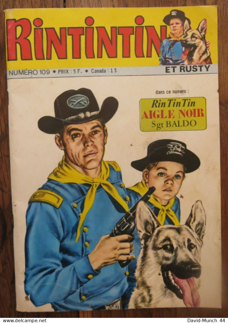 Rintintin Et Rusty N°109, Rintintin Aigle Noir, Sgt Baldo. 1979 - Rintintin