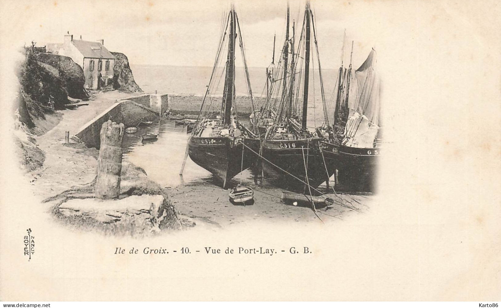 Ile De Groix * Vue De Port Lay * GROIX * Bateaux De Pêche - Groix