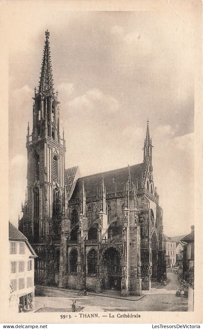FRANCE - Thann - Vue Générale De La Cathédrale - Carte Postale Ancienne - Thann