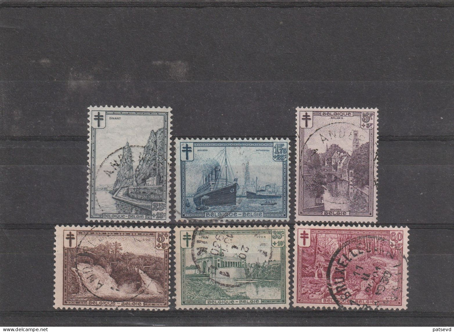 293/298 Les Sités/Landschappen Oblit/gestp Centrale - Used Stamps