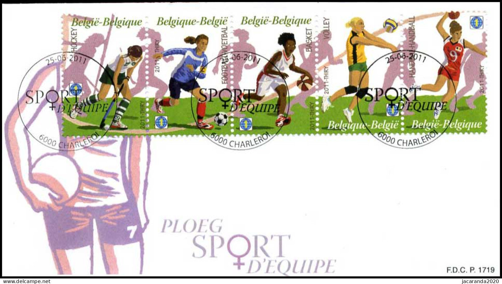 4155/59 - FDC - Vrouwen In Ploegsport P1719 - 2011-2014