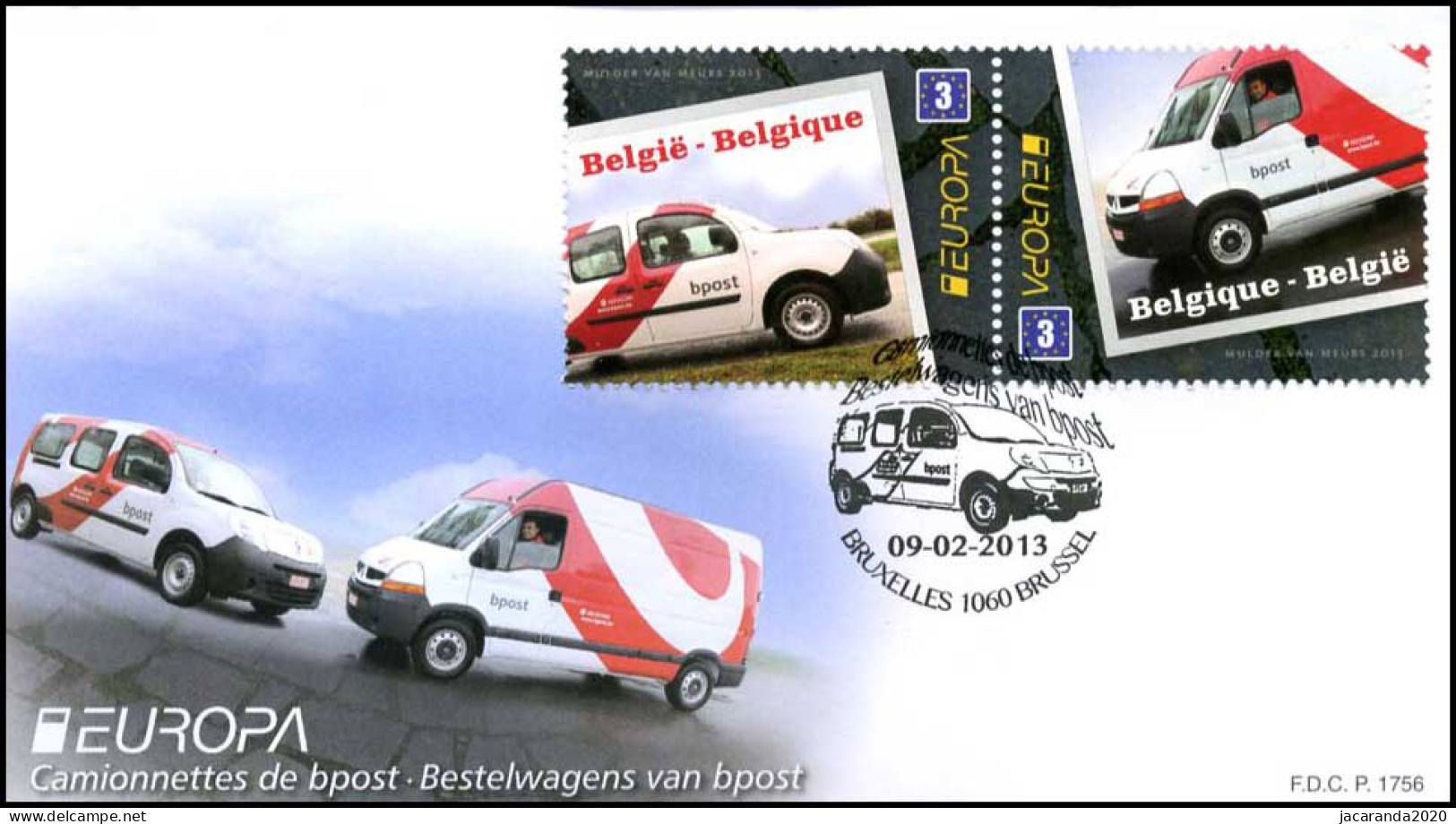 4312/13 - FDC - Europa : Verkeersveiligheid P1756 - 2011-2014