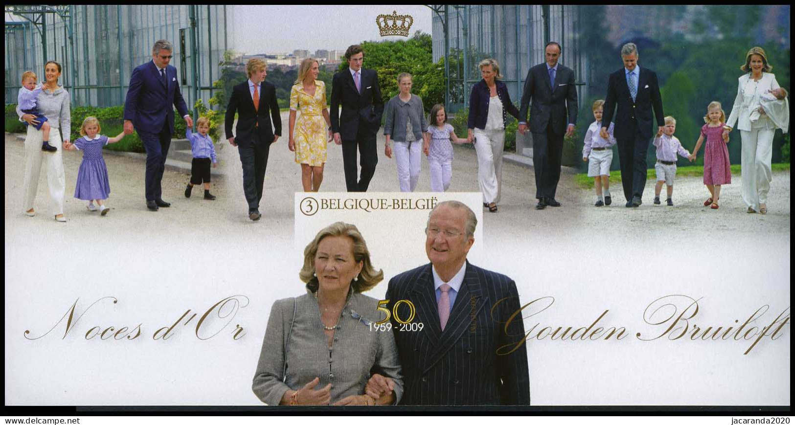 België BL170 ON - Koning Albert II - Koningin Paola - Filip - Mathilde - Laurent - Astrid - Ongetand - Non Dentelé - Sonstige & Ohne Zuordnung