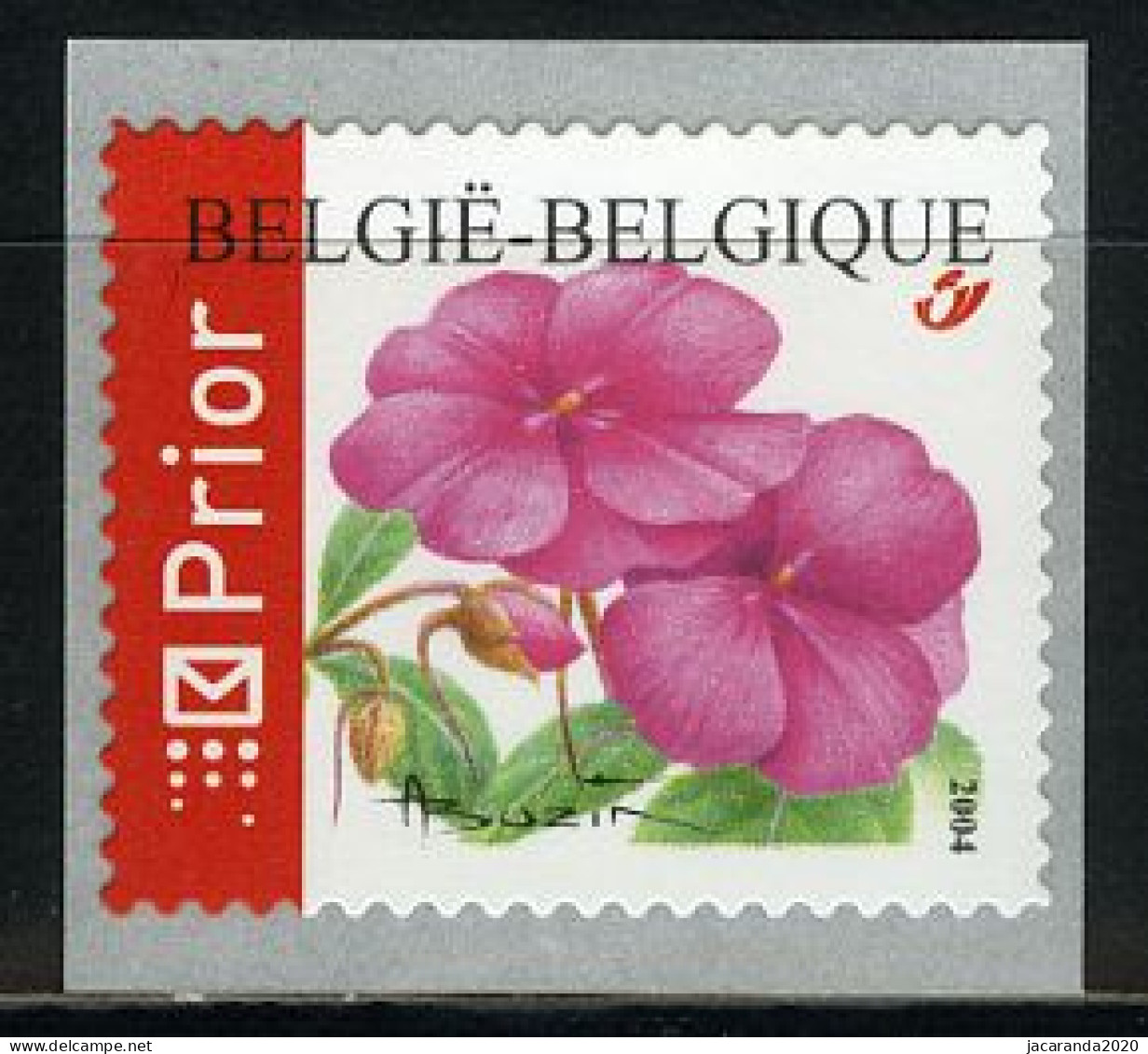 België R109 - Bloemen - Buzin (3347) - Impatiens - Vlijtig Liesje - 2004 - Zelfklevende Rolzegel  - Rouleaux