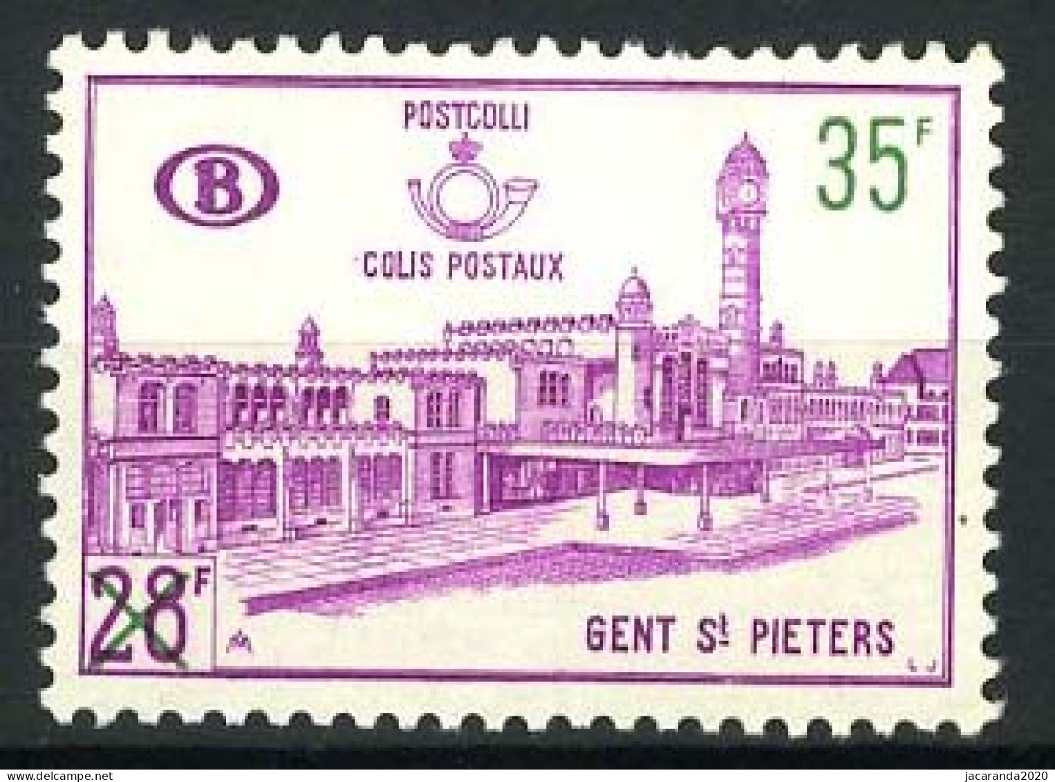 België TR377 ** - Station Gent St.-Pieter - Met Opdruk - Mint