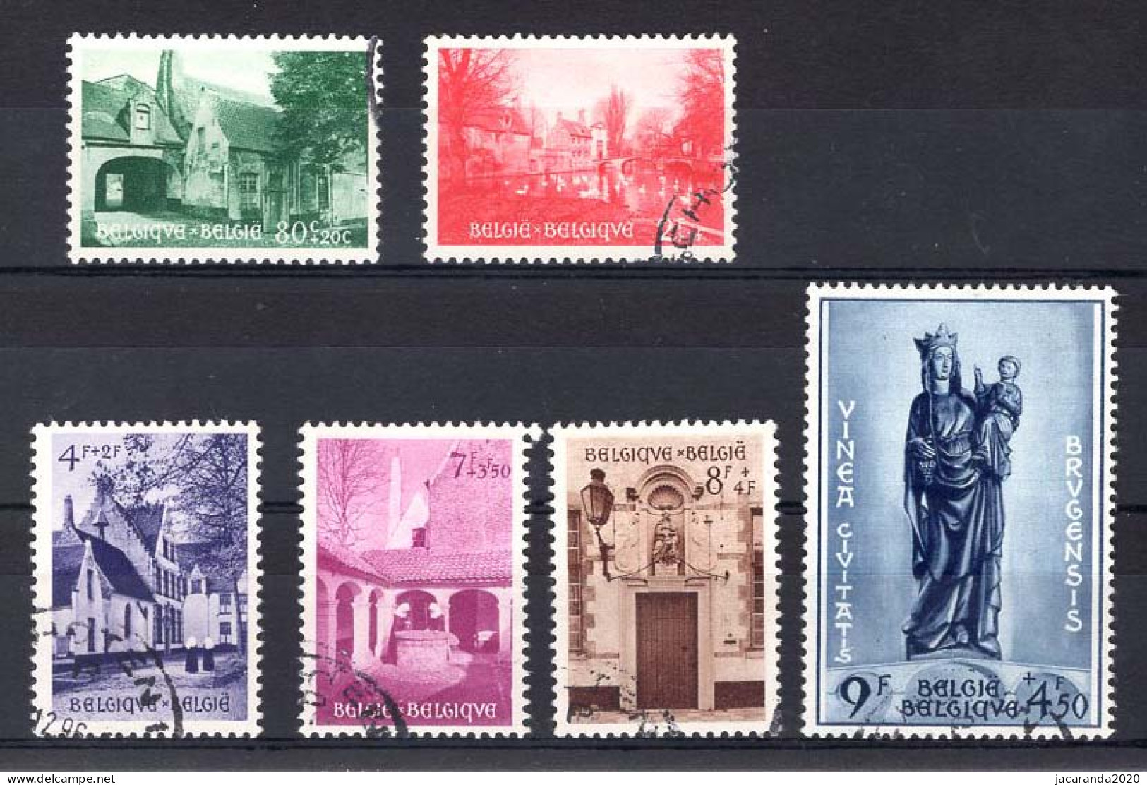 België 946/51 - Begijnhof Van Brugge - Gestempeld - Oblitéré - Used Stamps