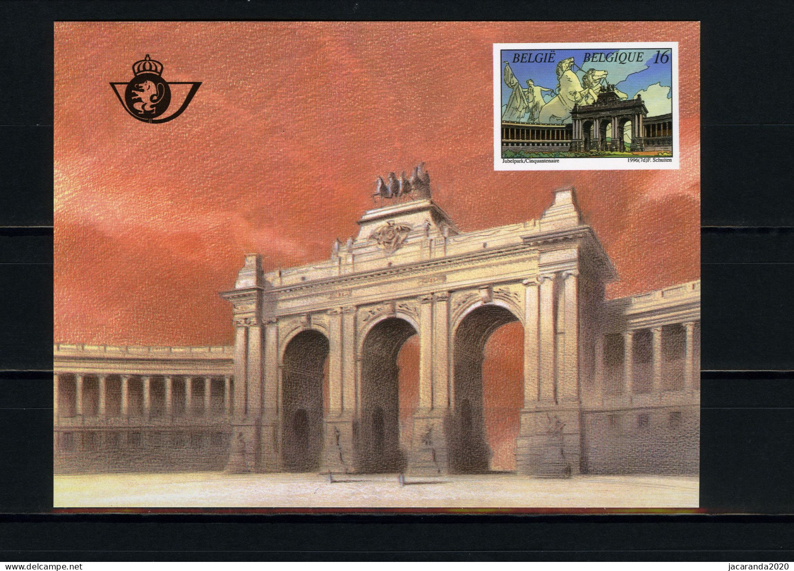 België LX85 - Art Nouveau - Cinquantenaire - Brussel - François Schuiten - Luxevelletje - Feuillet De Luxe (2645) - SUP - Feuillets De Luxe [LX]