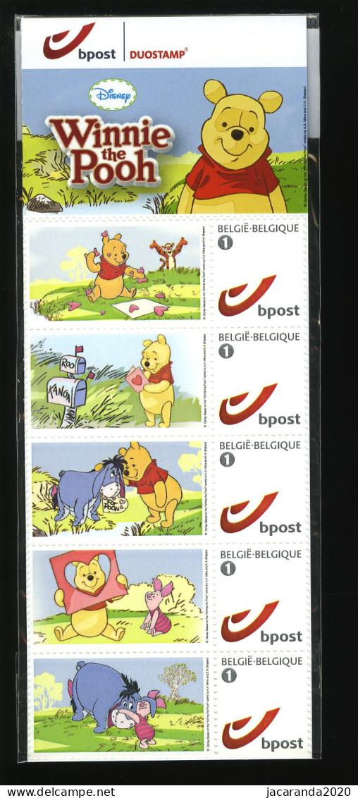 België 4084 - Duostamp - Disney - Winnie The Pooh - Strook Van 5 - In Originele Verpakking - Sous Blister - Ungebraucht