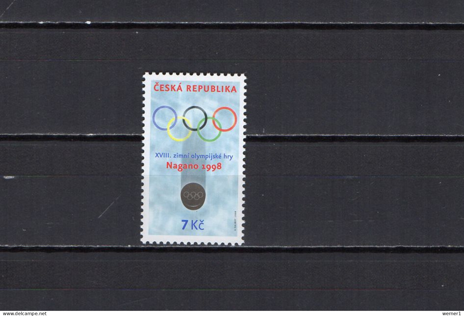 Czech Republic 1998 Olympic Games Nagano Stamp MNH - Hiver 1998: Nagano