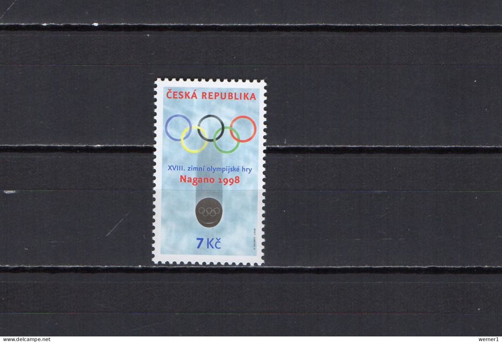 Czech Republic 1998 Olympic Games Nagano Stamp MNH - Invierno 1998: Nagano