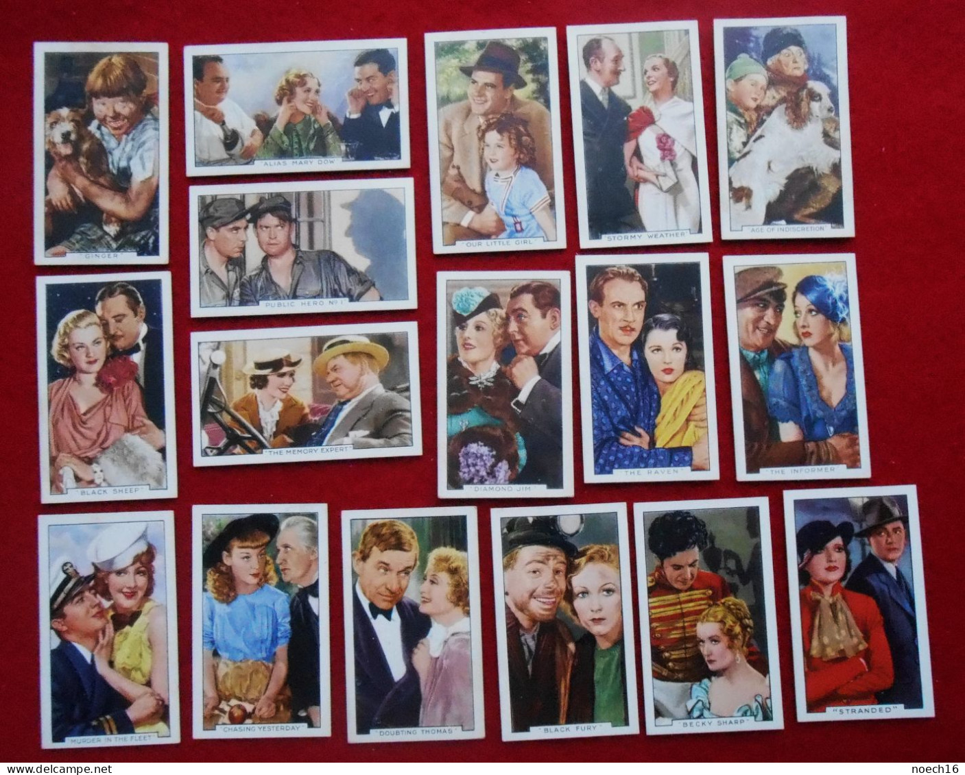 Série Complète 48 Cigarette Cards "Film Episodes" Gallaher Ltd, Virginia House London & Belfast - Gallaher