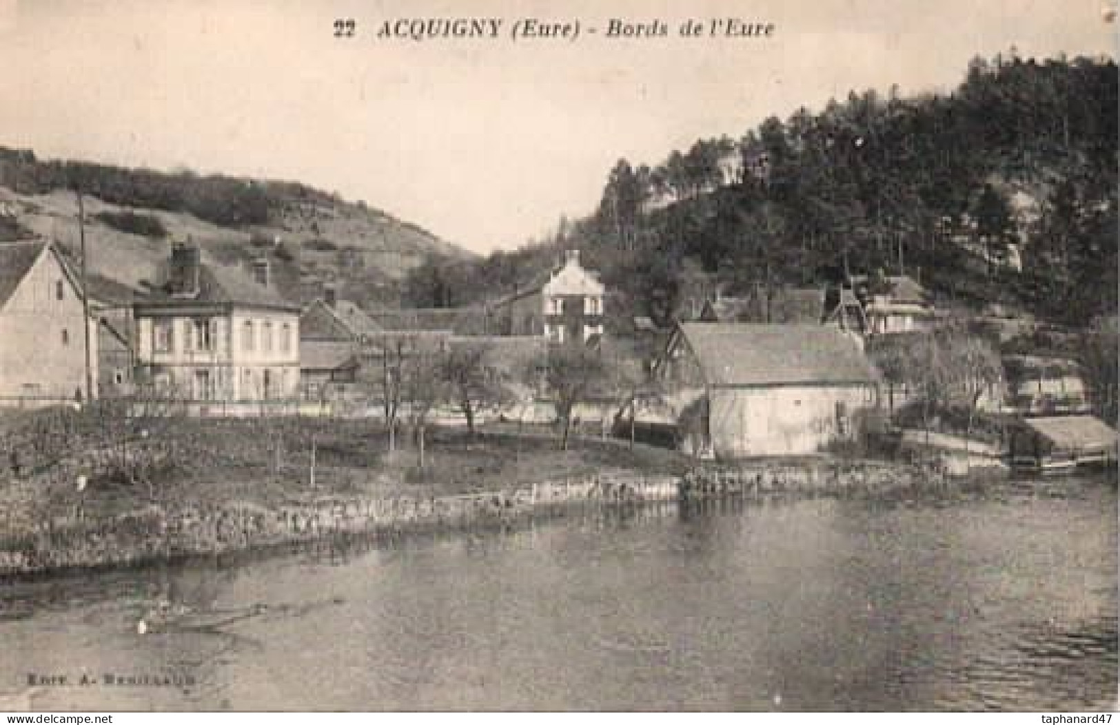 . 27 . ACQUIGNY . Bords De L'Eure . - Acquigny