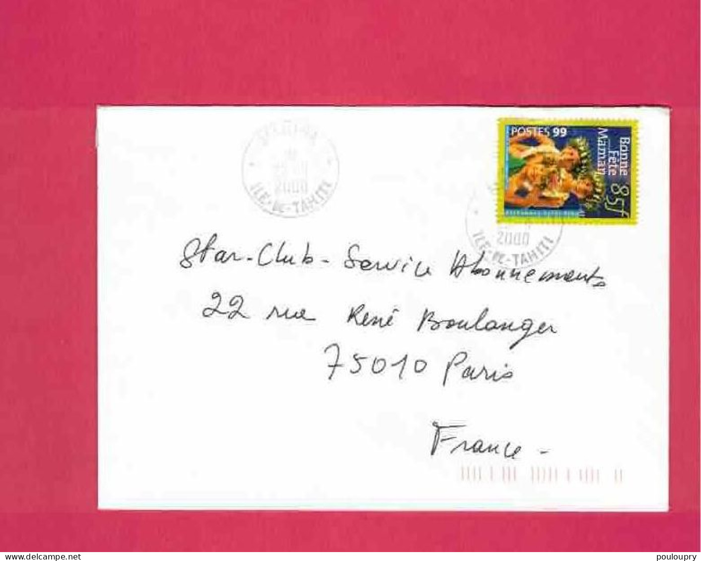 Lettre De 2000 Pour La France - YT N° 586 - Bonne Fête Maman - Storia Postale